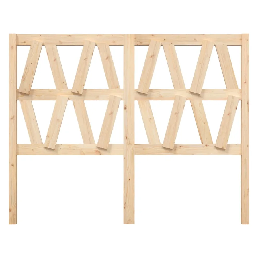 Tête de lit 141x4x100 cm Bois massif de pin - 3
