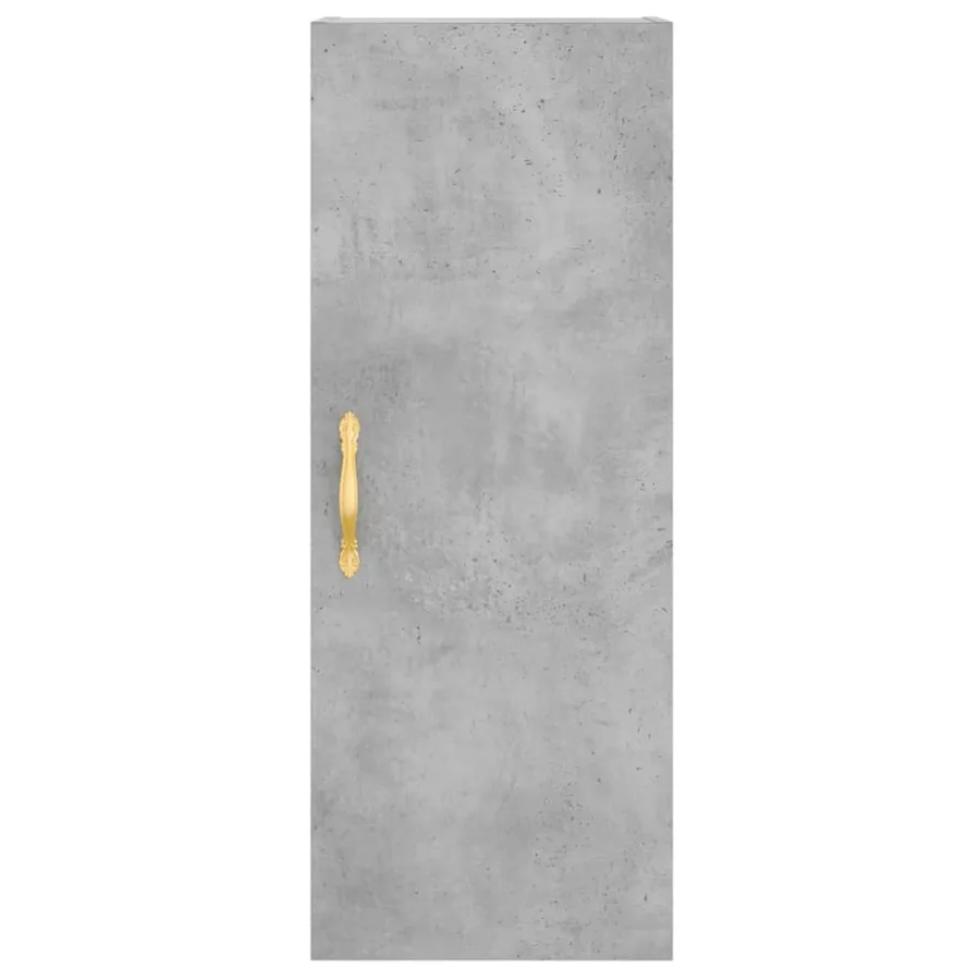 Armoire murale gris béton 34,5x34x90 cm - 7