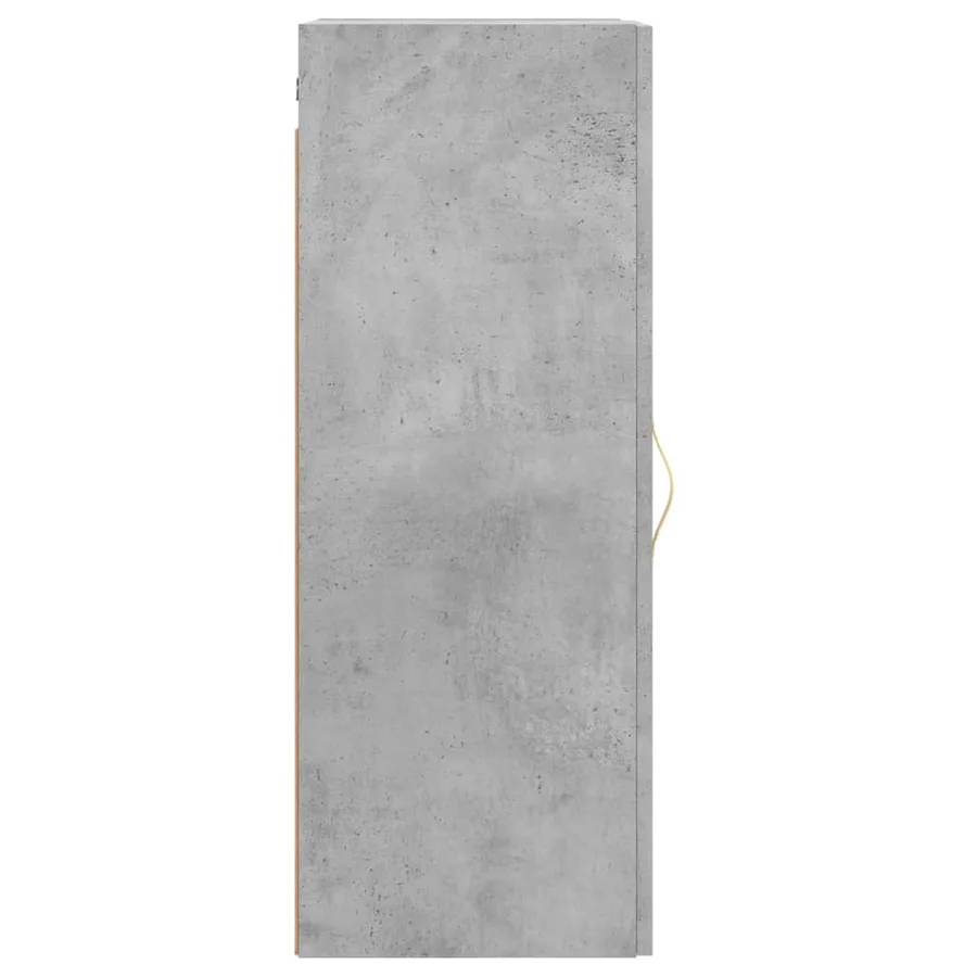 Armoire murale gris béton 34,5x34x90 cm - 8