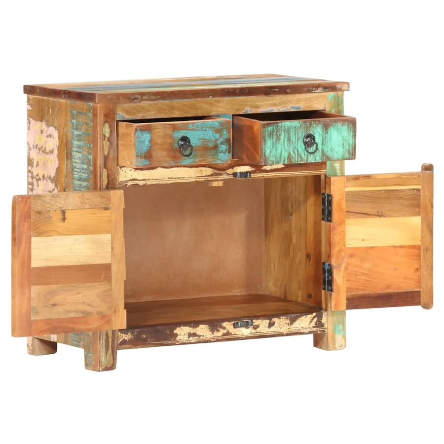 Buffet 70x35x65 cm Bois de récupération massif - 2