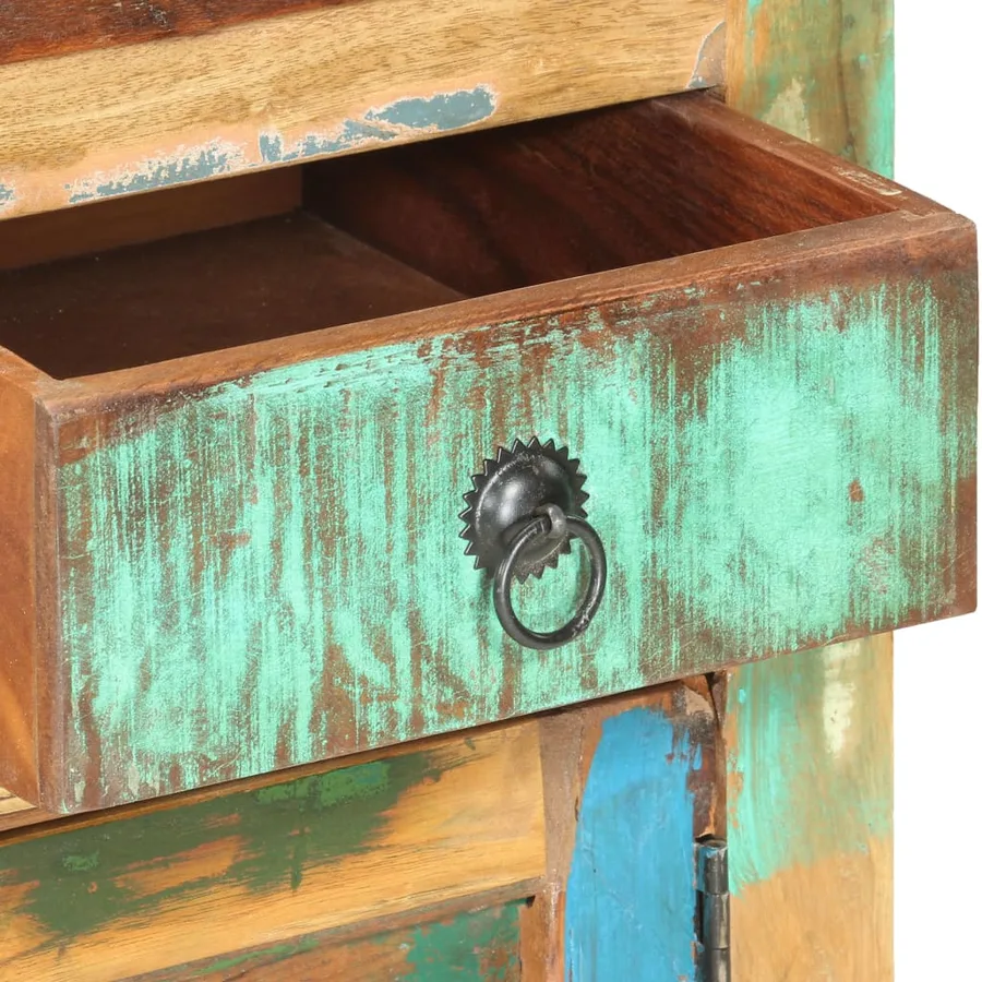 Buffet 70x35x65 cm Bois de récupération massif - 4