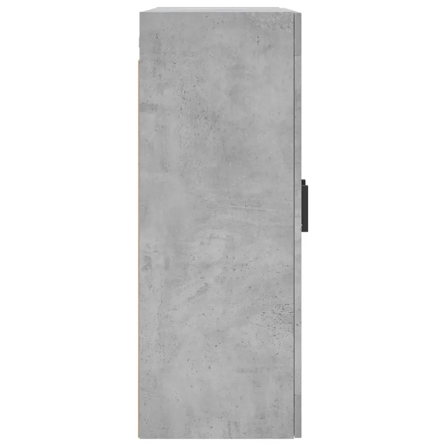 Armoires murales 2 pcs gris béton bois d'ingénierie - 7