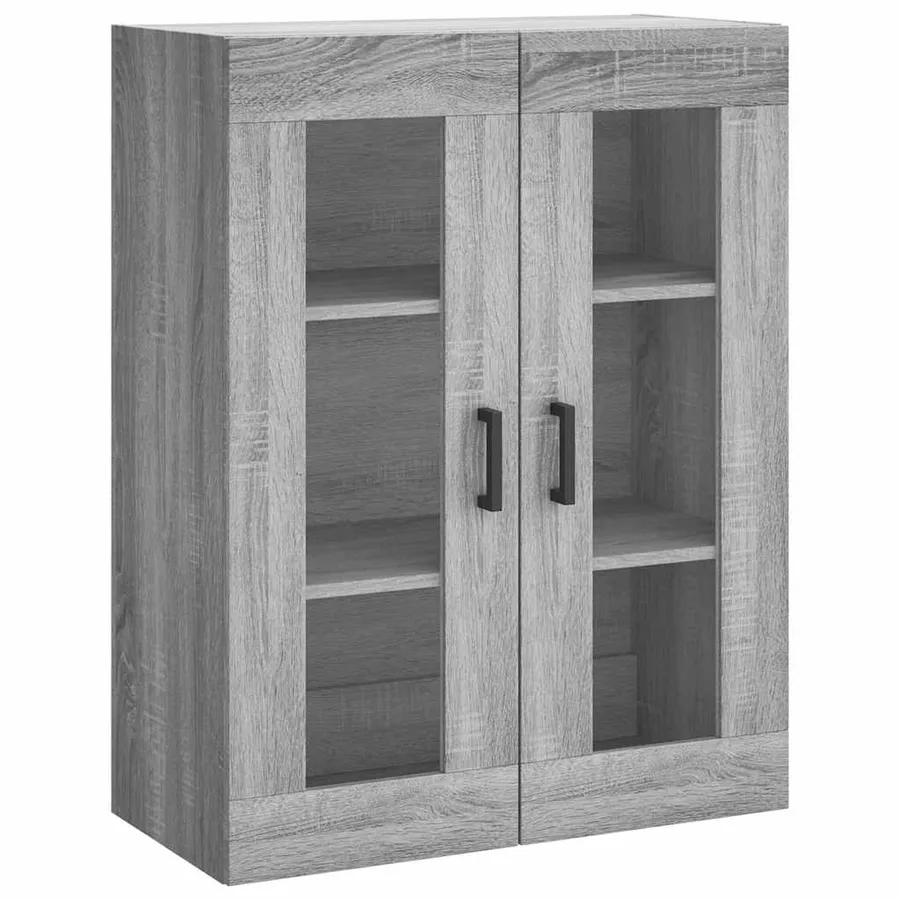 Armoire murale sonoma gris 69,5x34x90 cm - 2