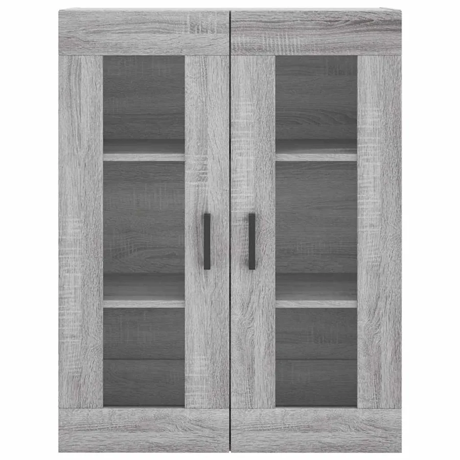 Armoire murale sonoma gris 69,5x34x90 cm - 7