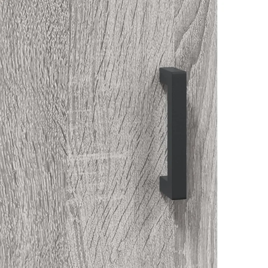 Buffet haut Sonoma gris 69,5x34x180 cm Bois d'ingénierie - 9