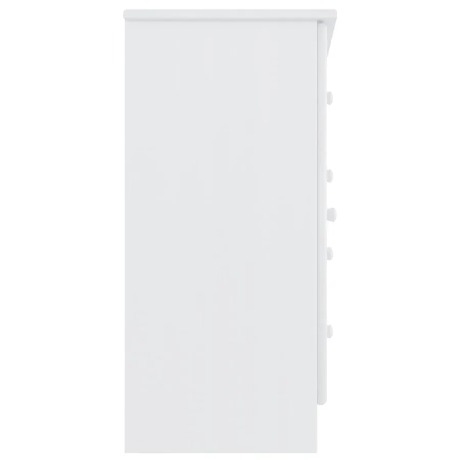 Buffet ALTA blanc 77x35x73 cm bois massif de pin - 5