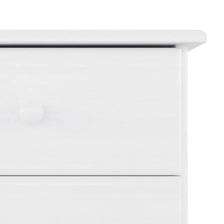 Buffet ALTA blanc 77x35x73 cm bois massif de pin - 7