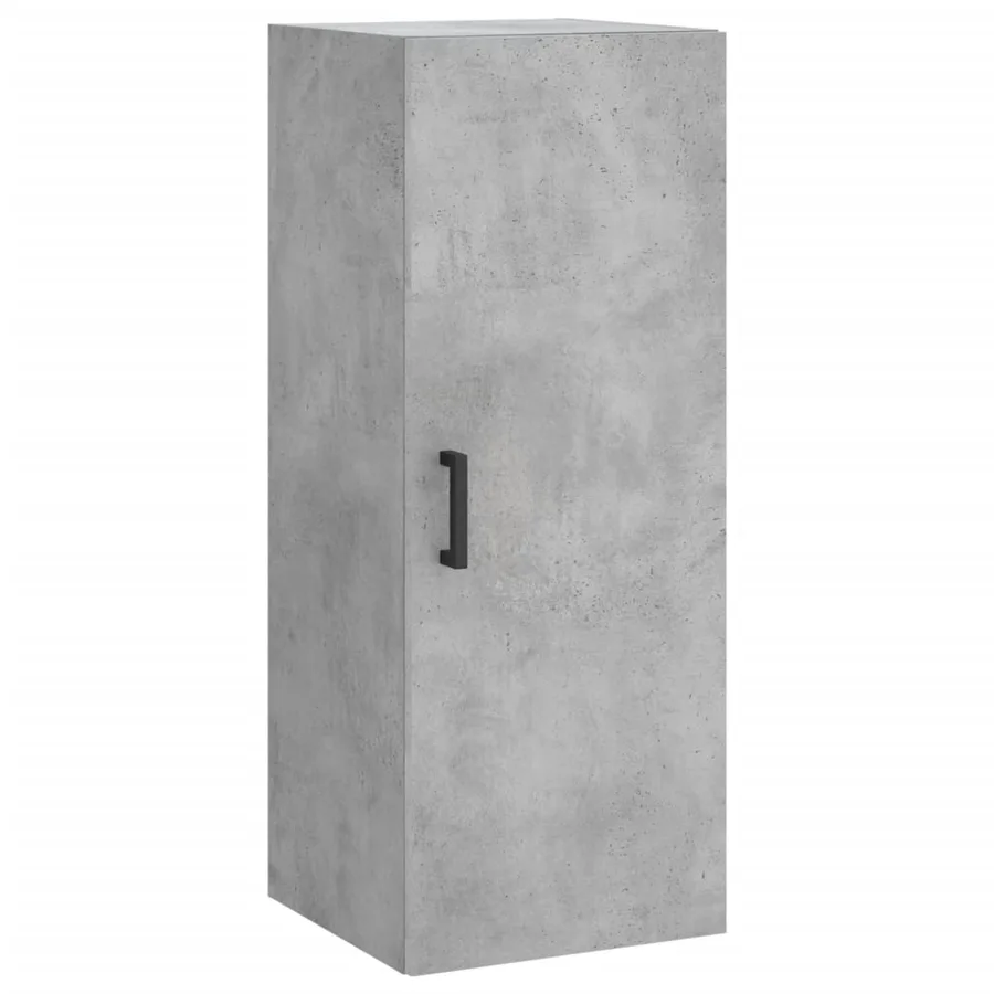 Armoire murale gris béton 34,5x34x90 cm - 2