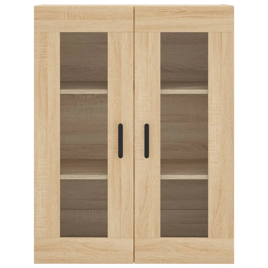 Armoires murales 2 pcs chêne sonoma bois d'ingénierie - 6