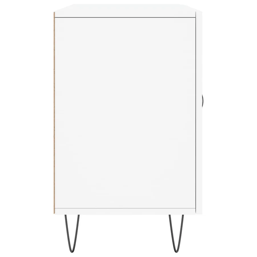 Buffet blanc 100x36x60 cm bois d'ingénierie - 7