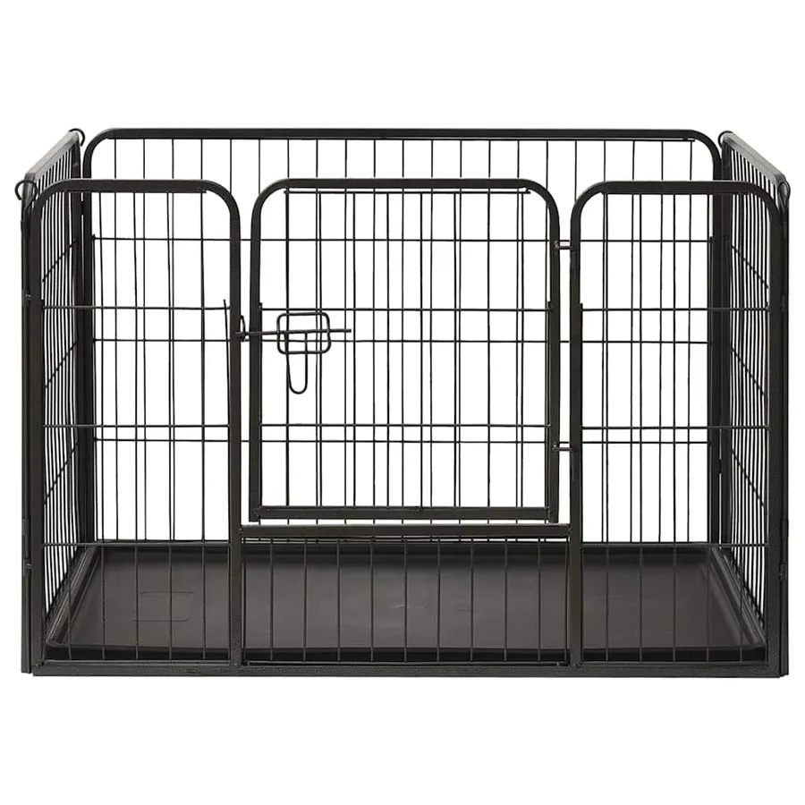 Parc pour chiots Acier 91,5x59x61 cm - 2