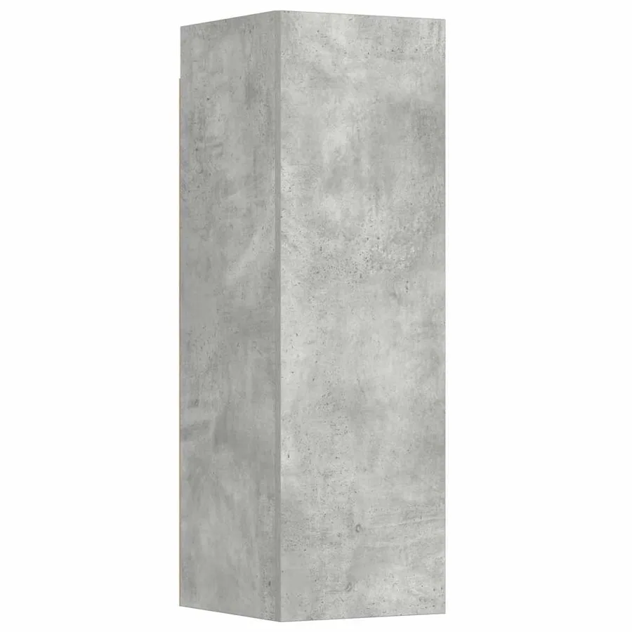 Ensemble de meubles TV 3 pcs Gris béton Bois d'ingénierie - 5