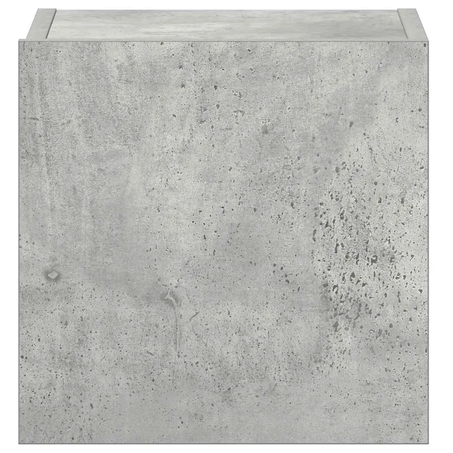 Ensemble de meubles TV 3 pcs Gris béton Bois d'ingénierie - 9