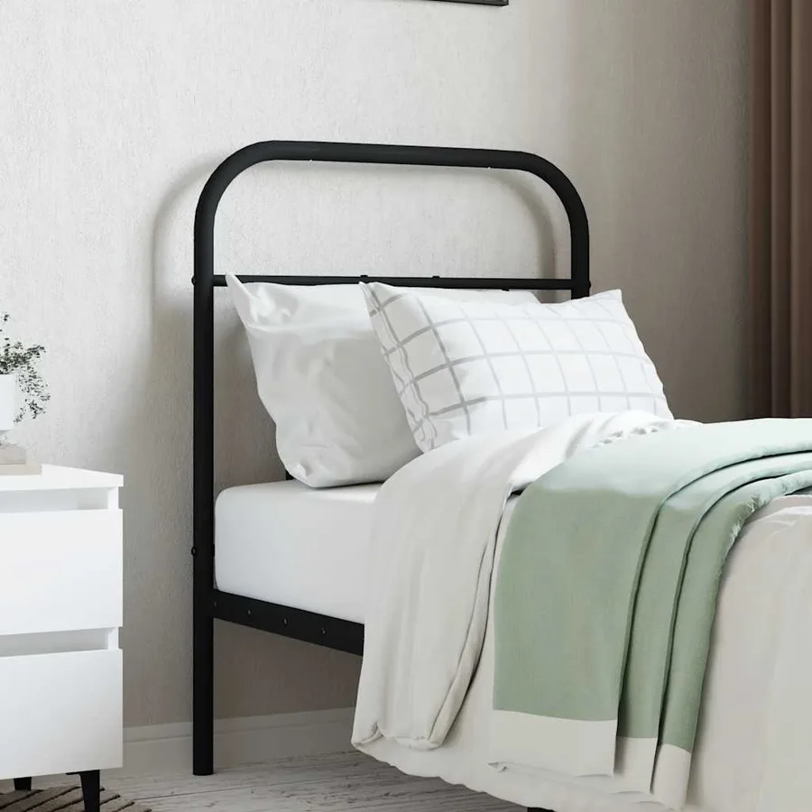 Tête de lit de remplacement métal noir 75 cm - 3