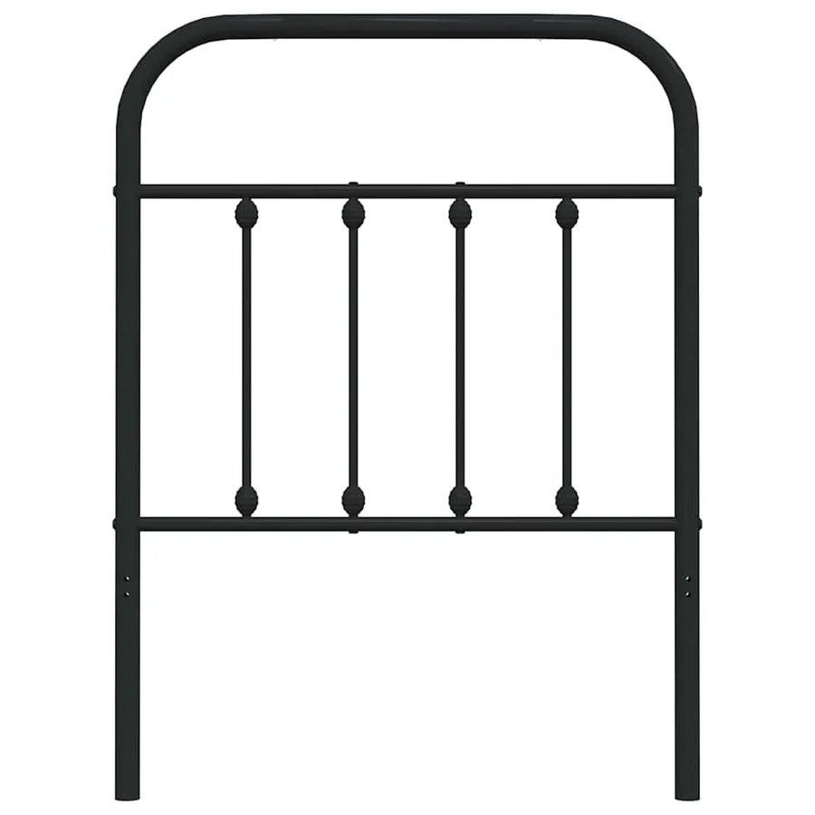 Tête de lit de remplacement métal noir 75 cm - 4