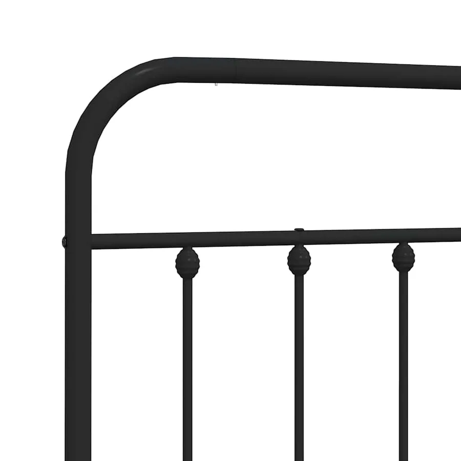 Tête de lit de remplacement métal noir 75 cm - 6