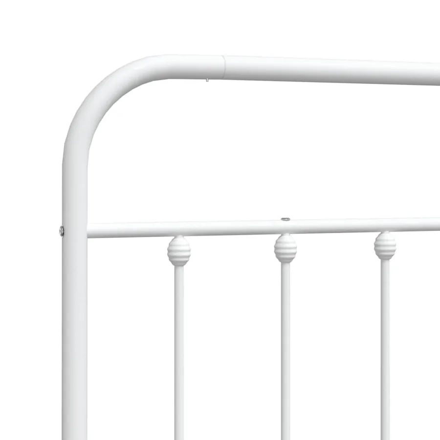 Tête de lit de remplacement métal blanc 200 cm - 6