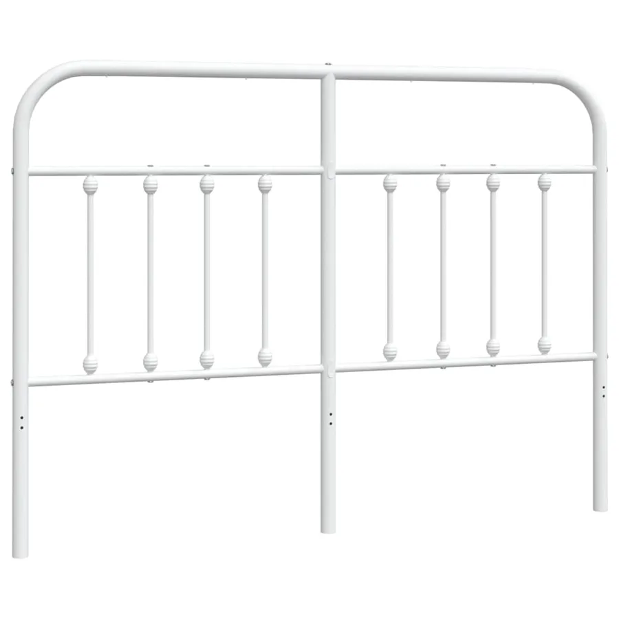 Tête de lit de remplacement métal blanc 135 cm - 2