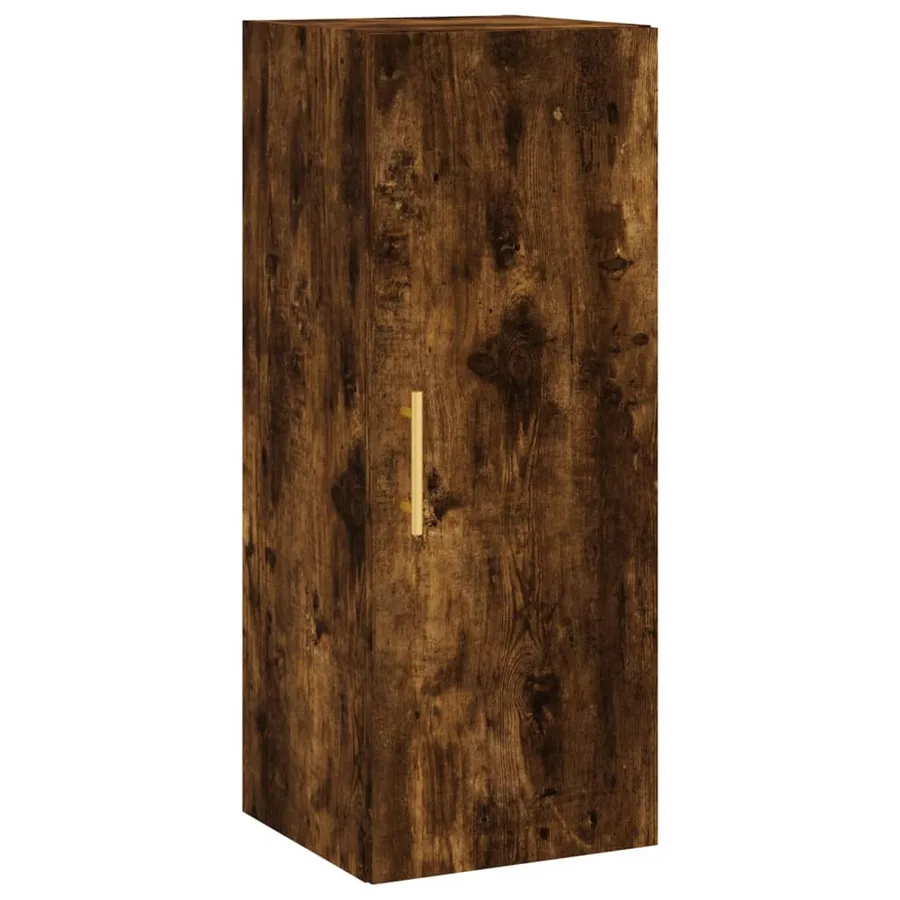 Armoire murale chêne fumé 34,5x34x90 cm - 2