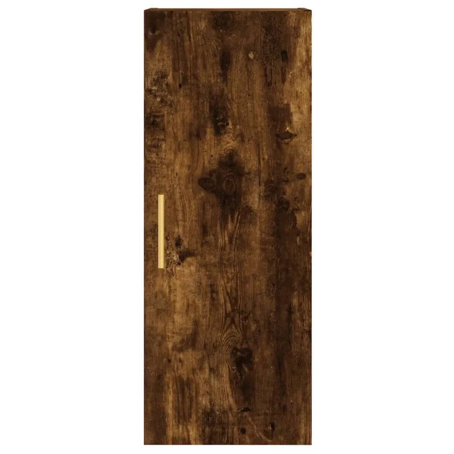 Armoire murale chêne fumé 34,5x34x90 cm - 7