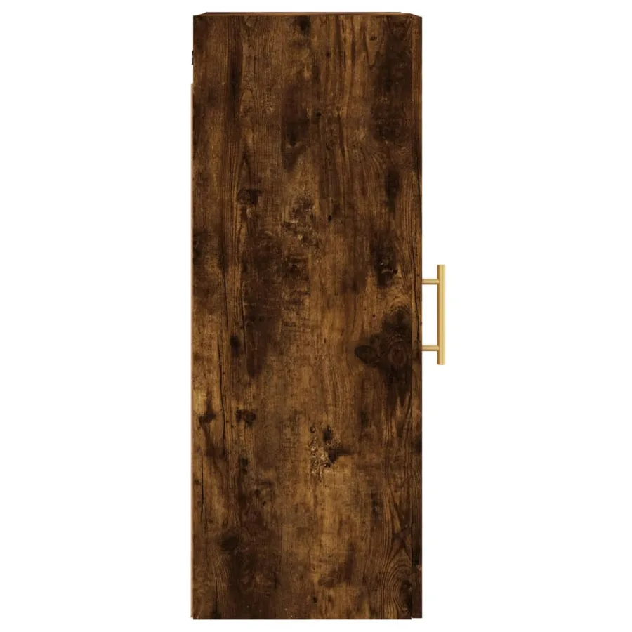 Armoire murale chêne fumé 34,5x34x90 cm - 8