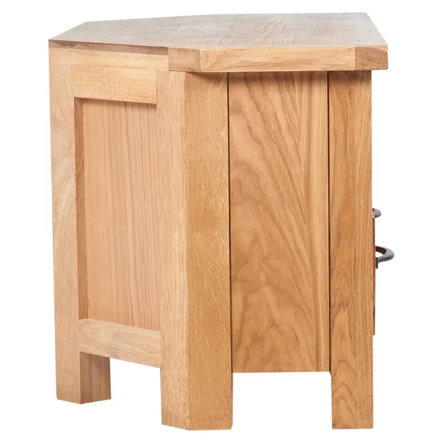 Meuble TV avec tiroir 88 x 42 x 46 cm Bois de chêne solide - 6