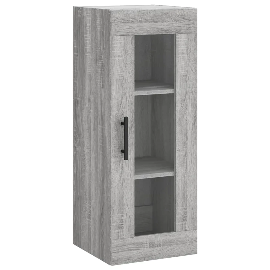 Buffet haut Sonoma gris 34,5x34x180 cm Bois d'ingénierie - 5