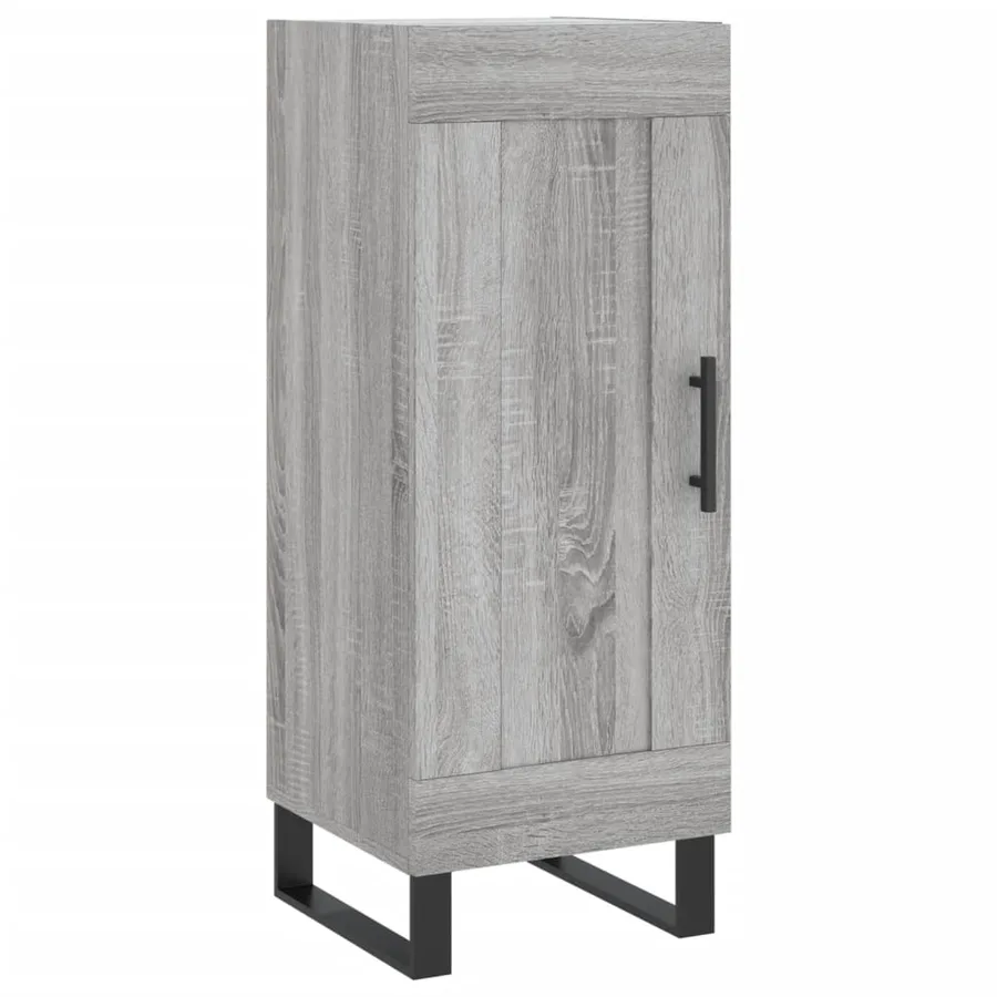 Buffet haut Sonoma gris 34,5x34x180 cm Bois d'ingénierie - 7