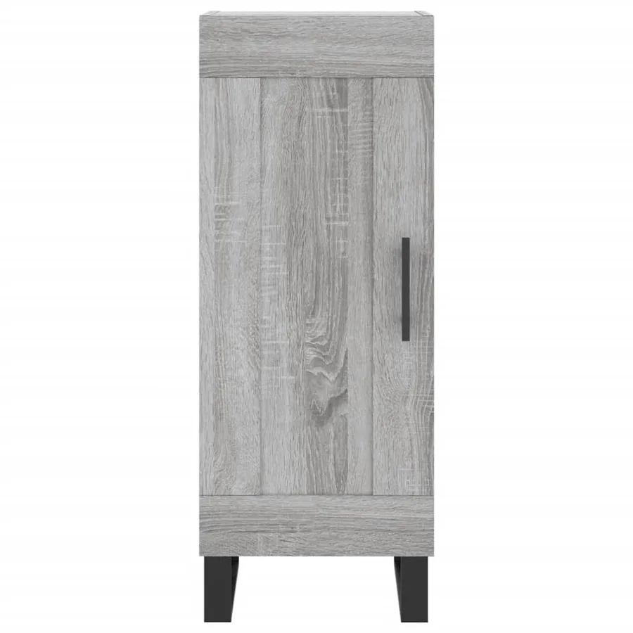 Buffet haut Sonoma gris 34,5x34x180 cm Bois d'ingénierie - 8
