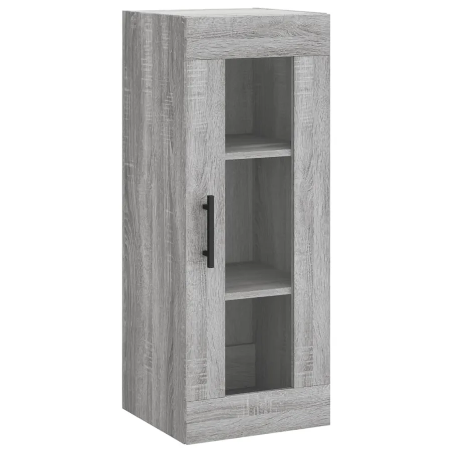 Buffet haut Sonoma gris 34,5x34x180 cm Bois d'ingénierie - 5
