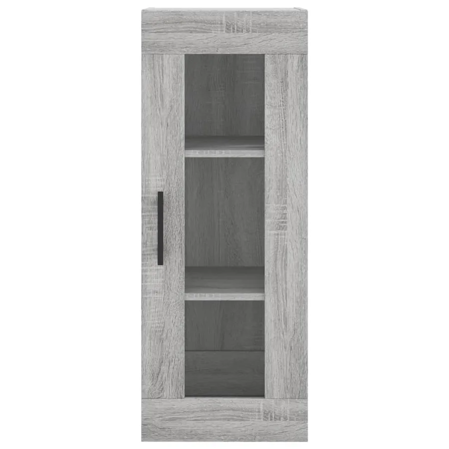 Buffet haut Sonoma gris 34,5x34x180 cm Bois d'ingénierie - 6