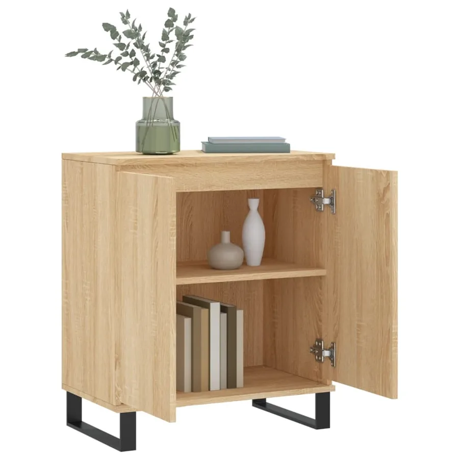 Buffet Chêne sonoma 60x35x70 cm Bois d'ingénierie - 4