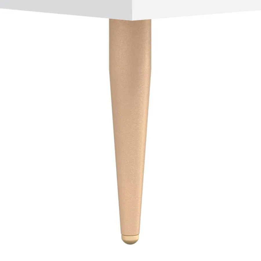 Buffet haut Blanc 34,5x34x180 cm Bois d'ingénierie - 11
