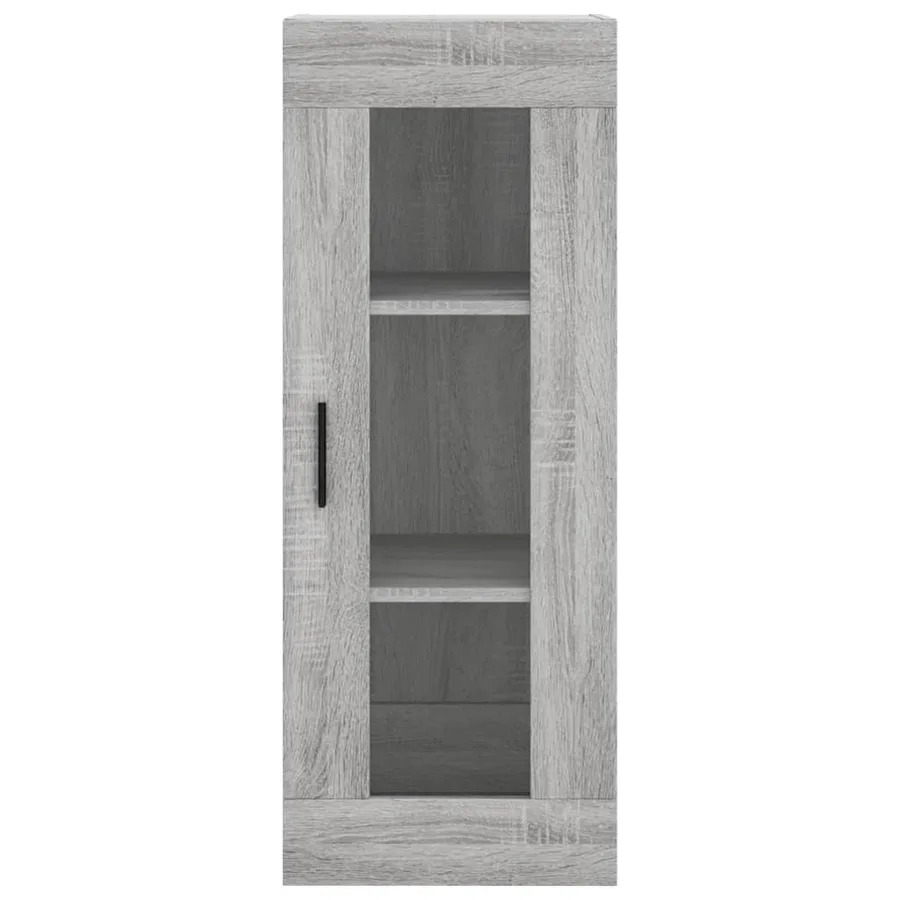 Armoire murale sonoma gris 34,5x34x90 cm - 6