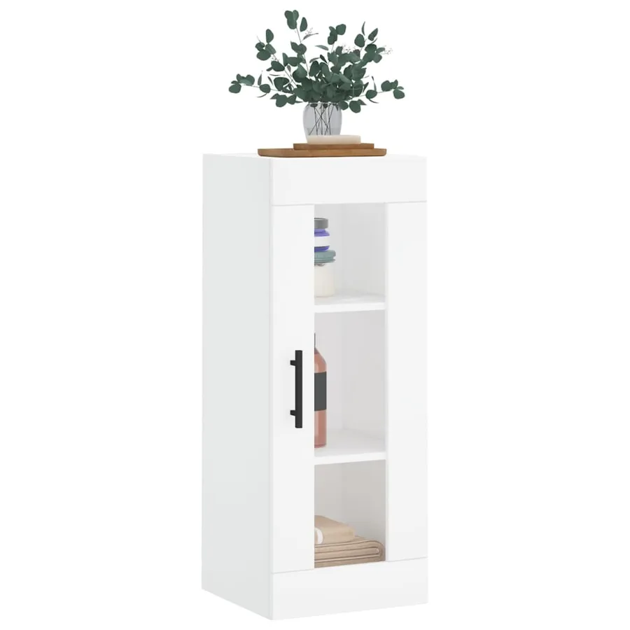 Armoire murale blanc 34,5x34x90 cm - 4