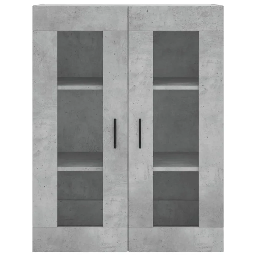 Armoire murale gris béton 69,5x34x90 cm - 7