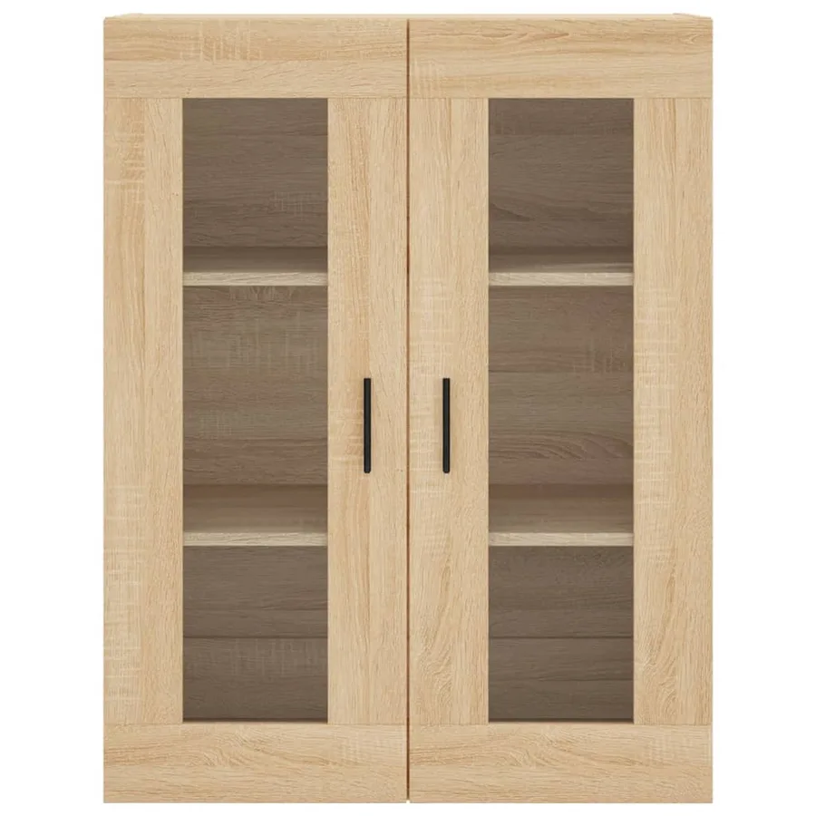 Buffet haut Chêne sonoma 69,5x34x180 cm Bois d'ingénierie - 6