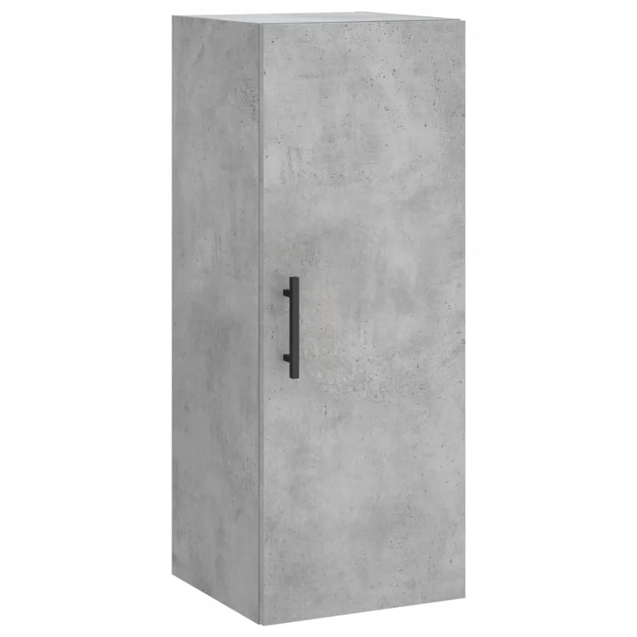 Armoire murale gris béton 34,5x34x90 cm - 2