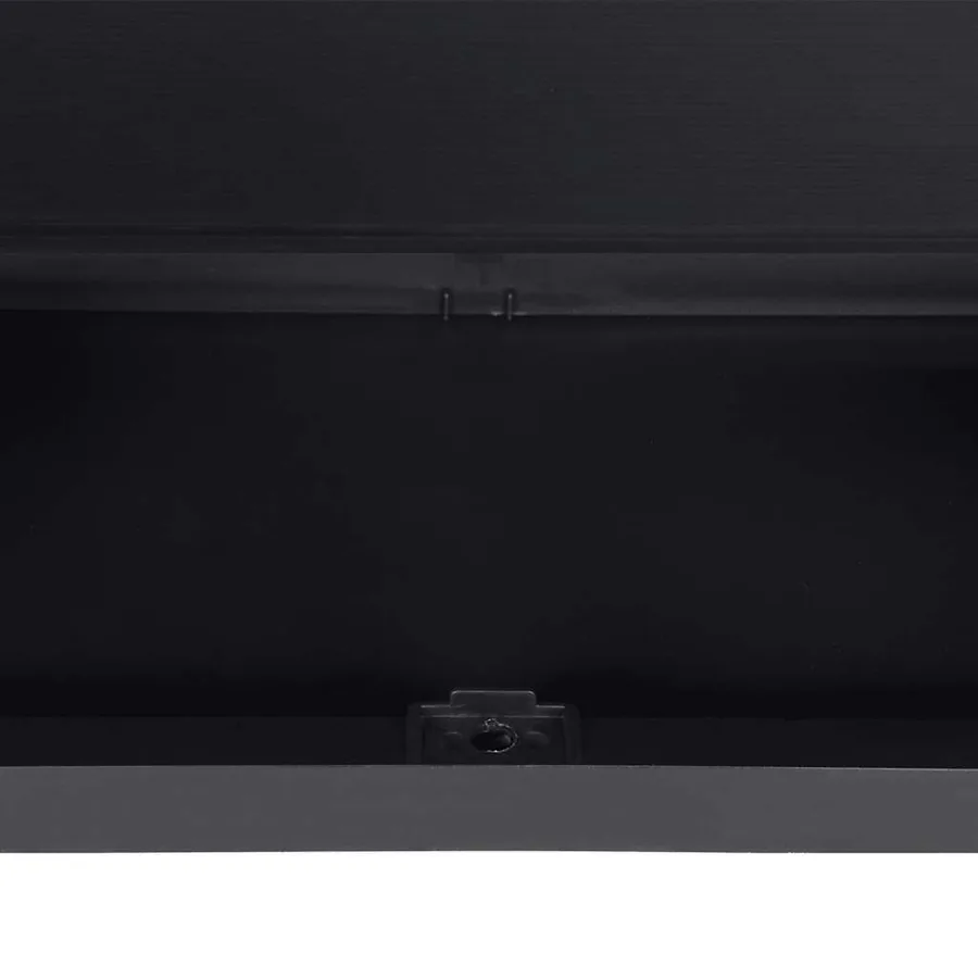 Armoire de rangement d'extérieur noir 65x37x85 cm PP - 11