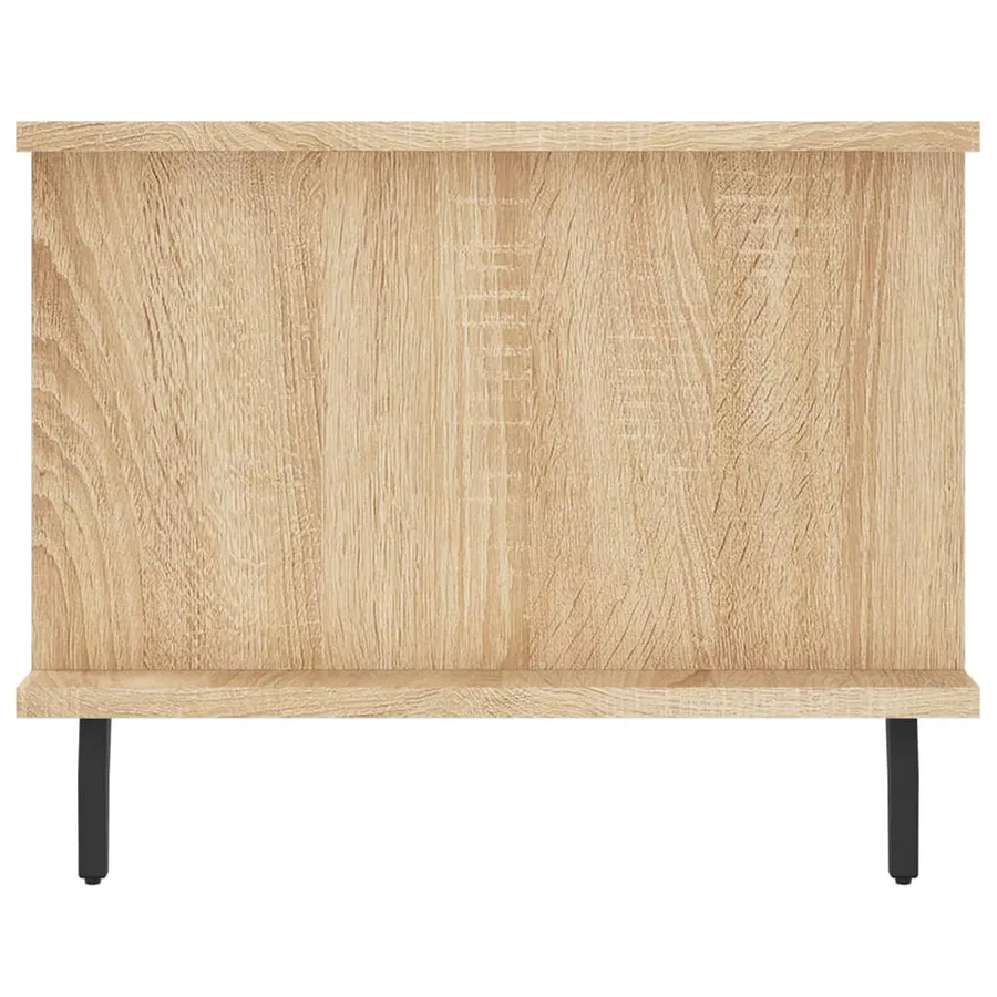 Table basse chêne sonoma 90x50x40 cm bois d'ingénierie - 7