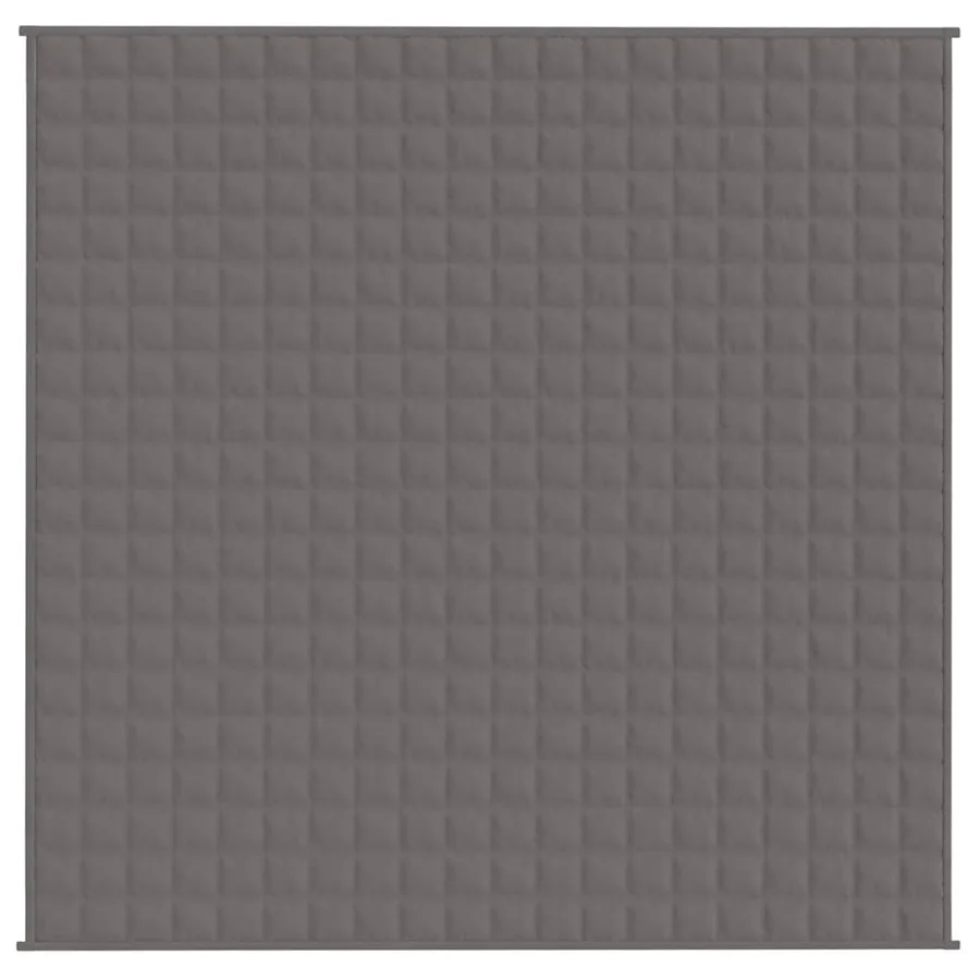 Couverture lestée Gris 200x200 cm 9 kg Tissu - 3