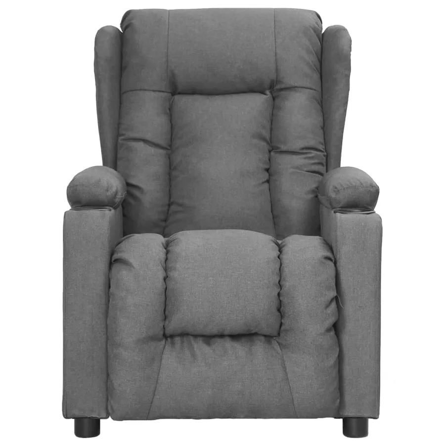 Fauteuil inclinable Gris clair Tissu - 2