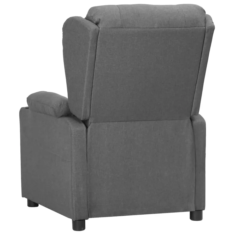 Fauteuil inclinable Gris clair Tissu - 3