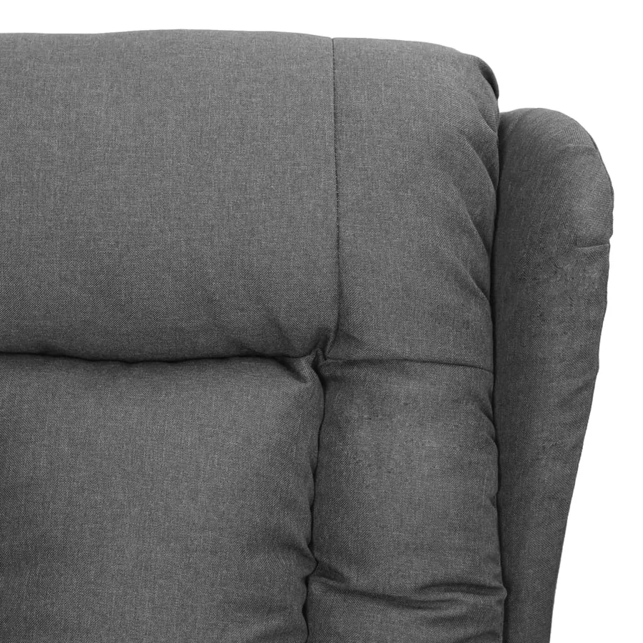 Fauteuil inclinable Gris clair Tissu - 6