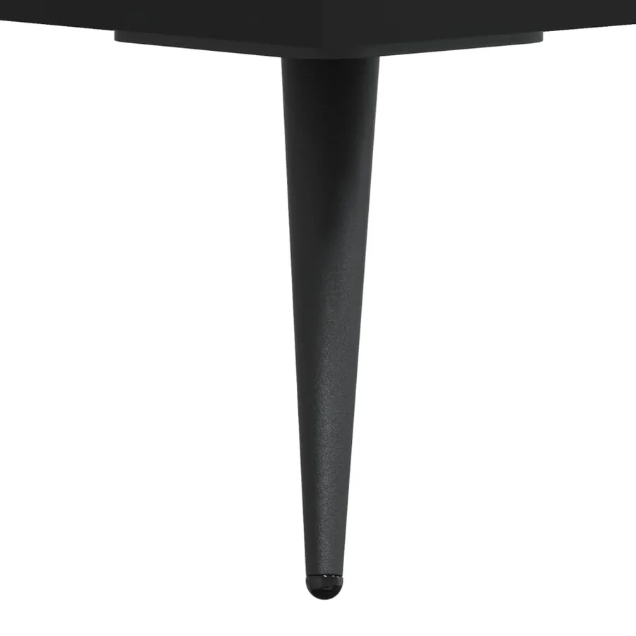 Table basse noir 90x50x40 cm bois d'ingénierie - 11