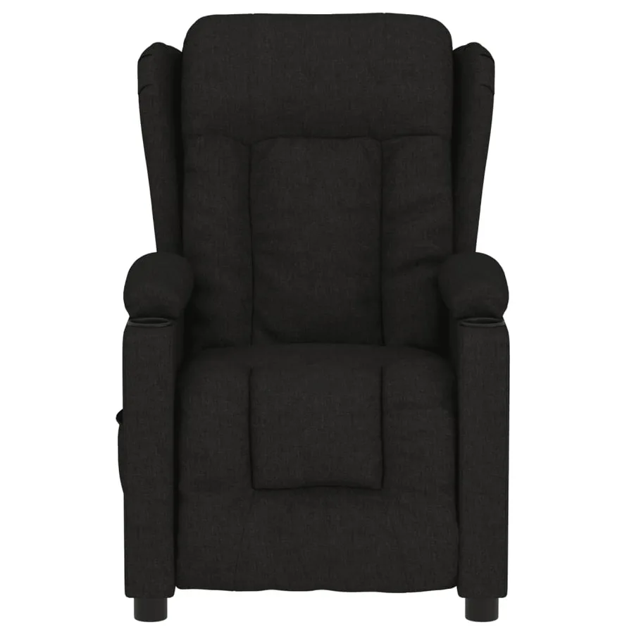 Fauteuil inclinable électrique Noir Tissu - 4