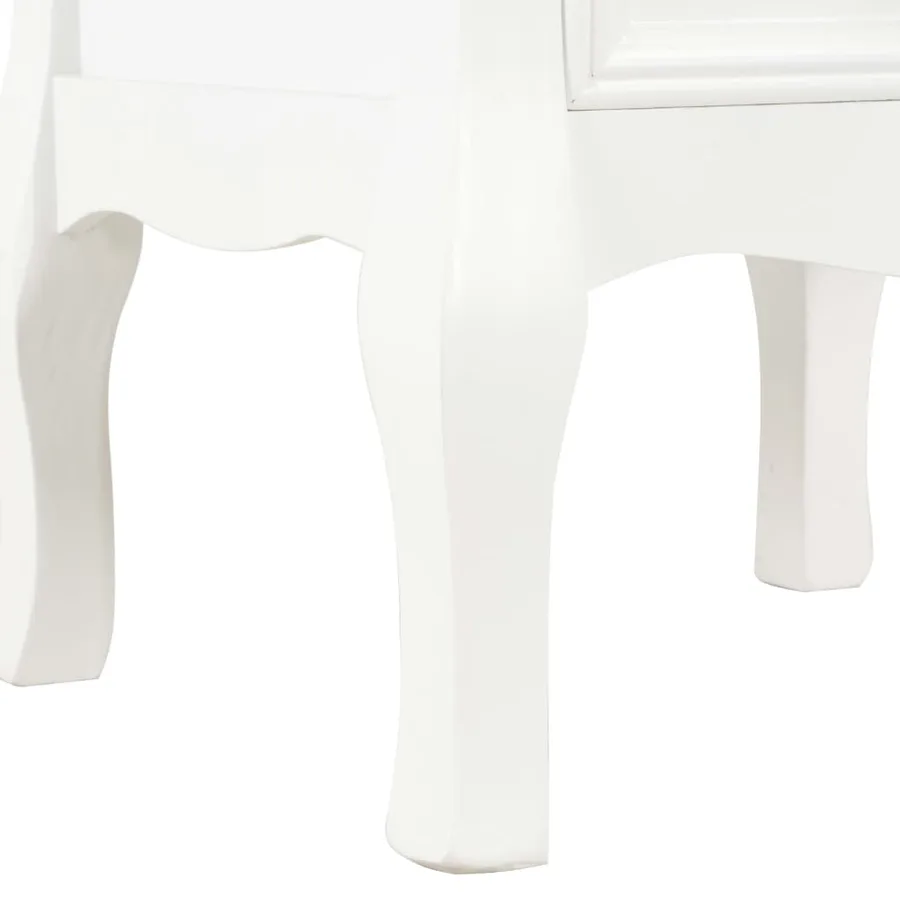 Tables de chevet 2 pcs blanc 35x30x49 cm MDF - 8