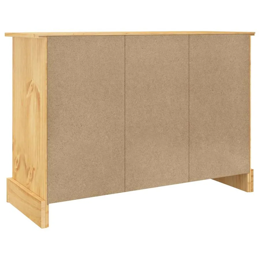 Buffet « Corona » marron 112 x 44 x 78 cm Bois massif Pin mexicain - 6