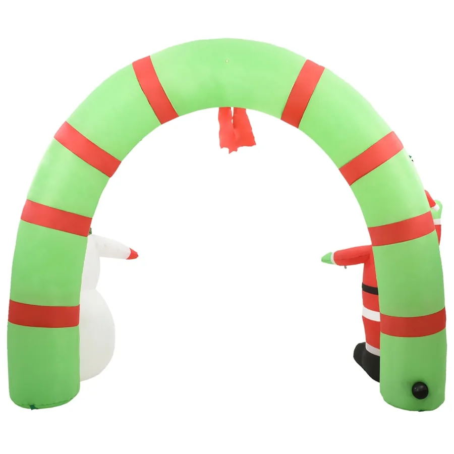 Arche gonflable avec Père Noël et bonhomme de neige LED 223 cm - 6