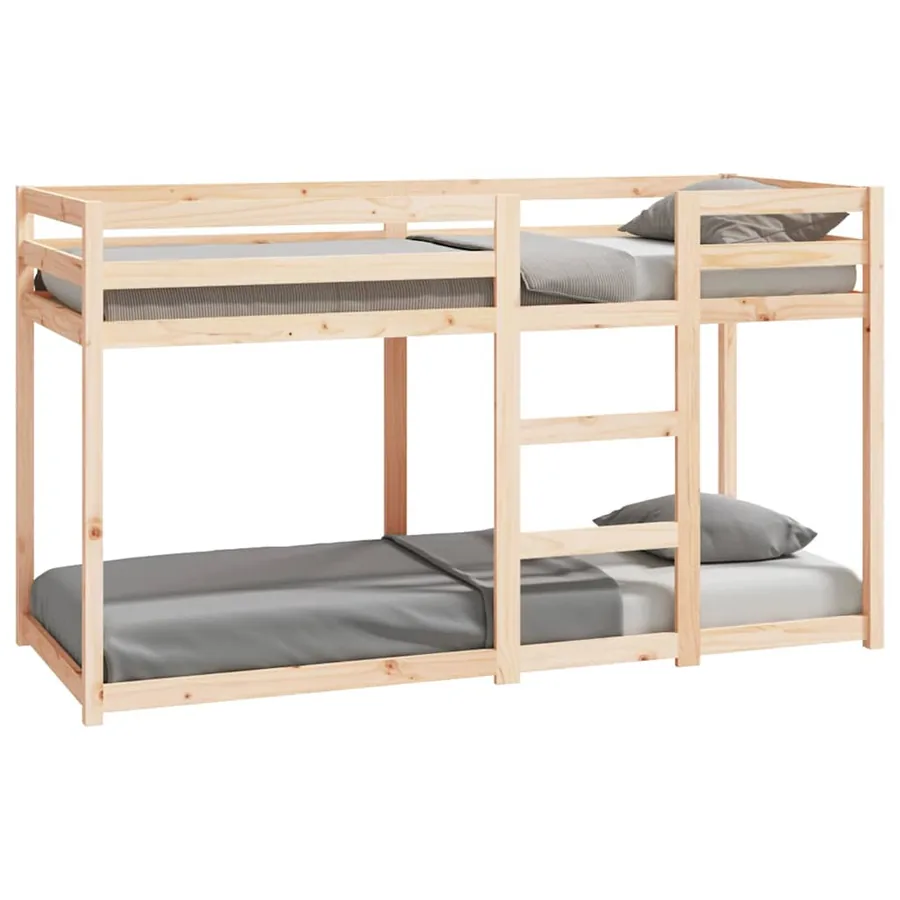 Lit superposé sans matelas 75x190 cm bois de pin massif - 2